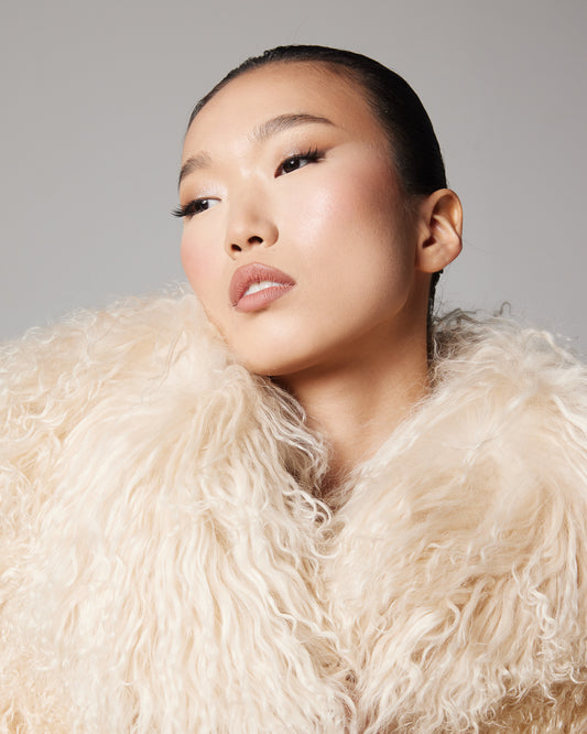 Celeste Mongolian Fur Coat