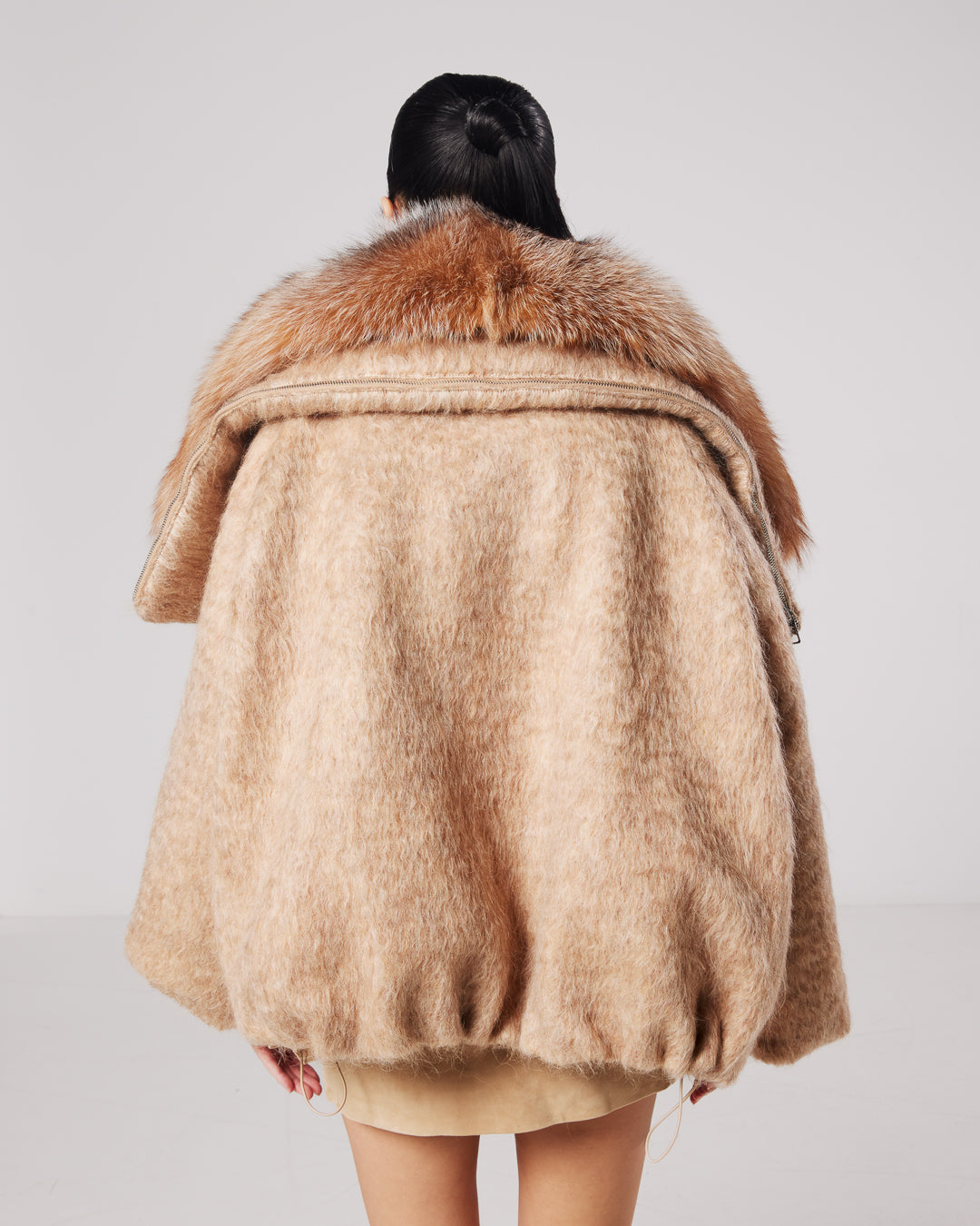 Aurora Fox Fur Puffer Jacket – mad-street.com