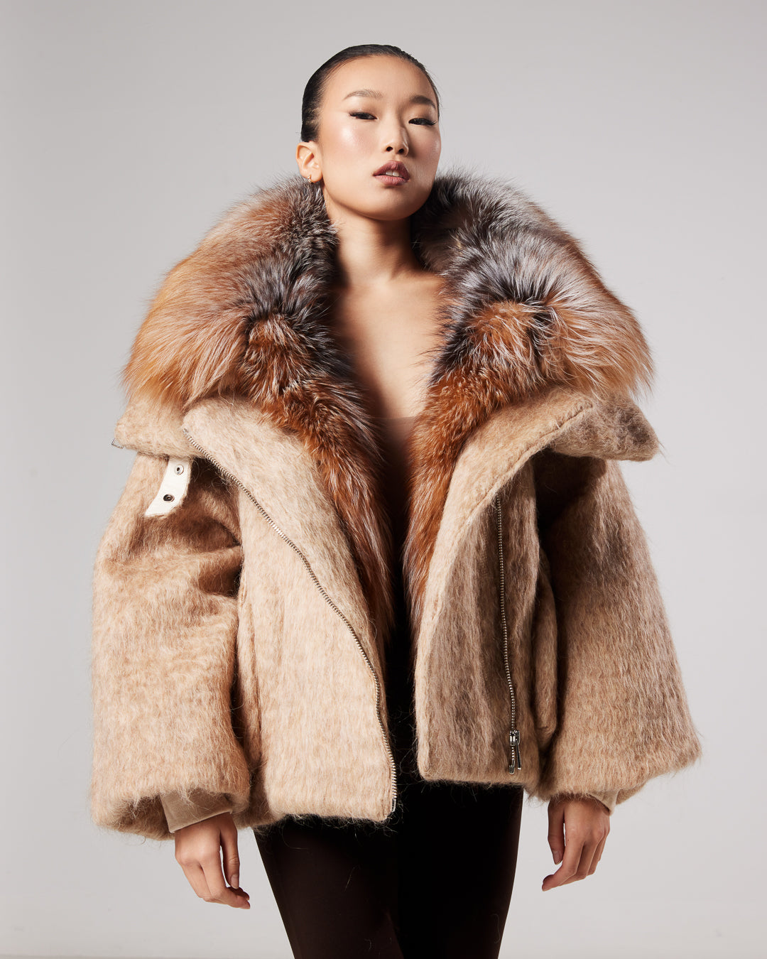 Aurora Fox Fur Puffer Jacket