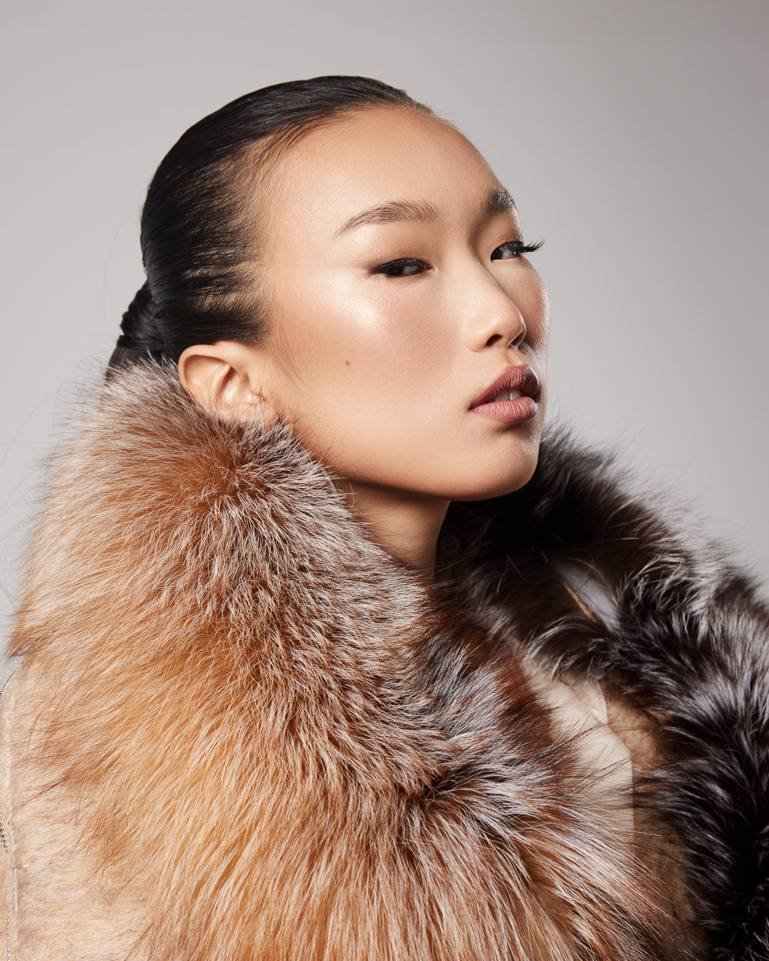 Aurora Fox Fur Puffer Jacket