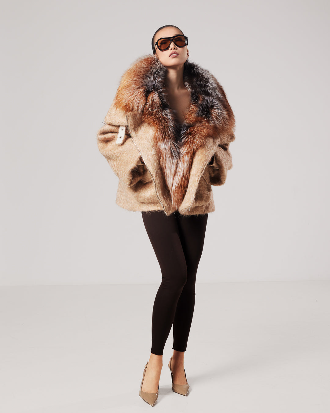Aurora Fox Fur Puffer Jacket
