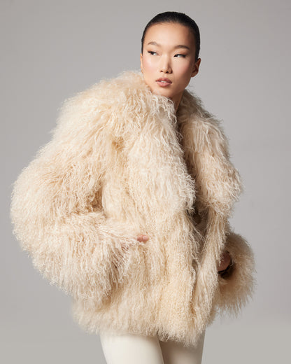 Celeste Mongolian Fur Coat