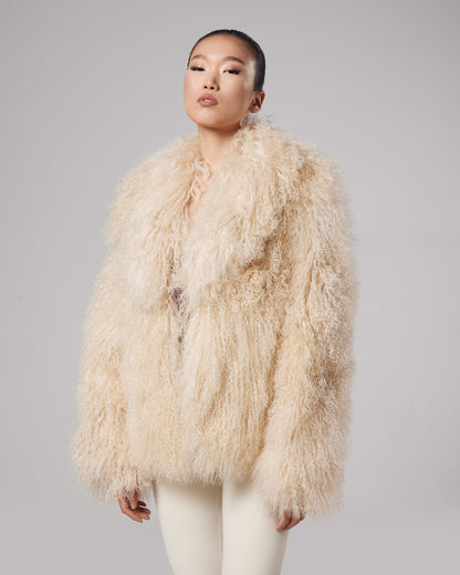 Celeste Mongolian Fur Coat