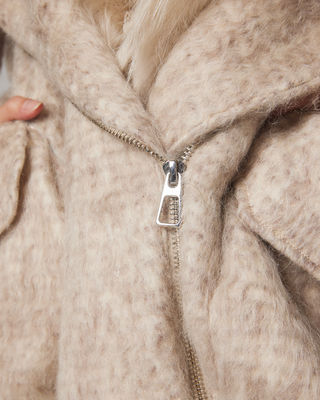 Noelle Fox Fur Puffer Jacket