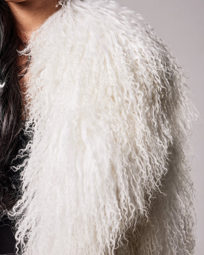 Odette Mongolian fur coat