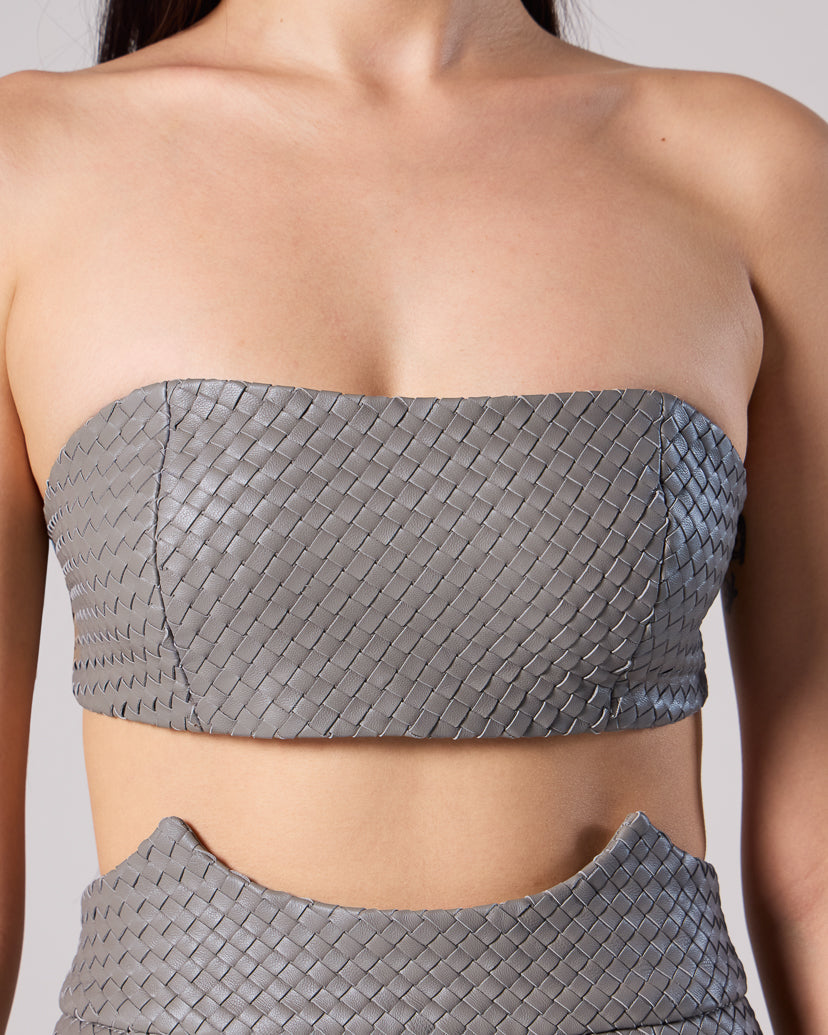 Valentina woven bandeau top