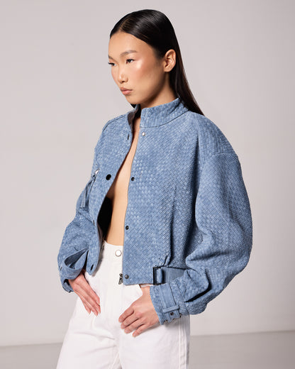 Azzura suede leather jacket