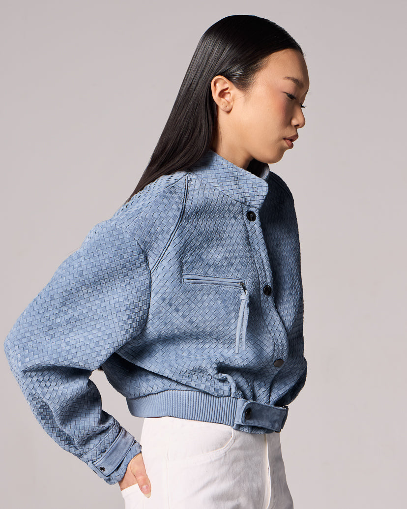 Azzura suede leather jacket