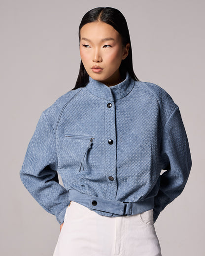 Azzura suede leather jacket