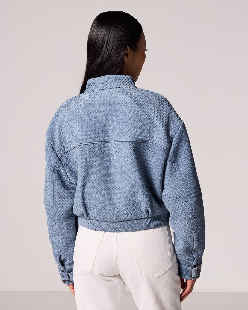 Azzura suede leather jacket