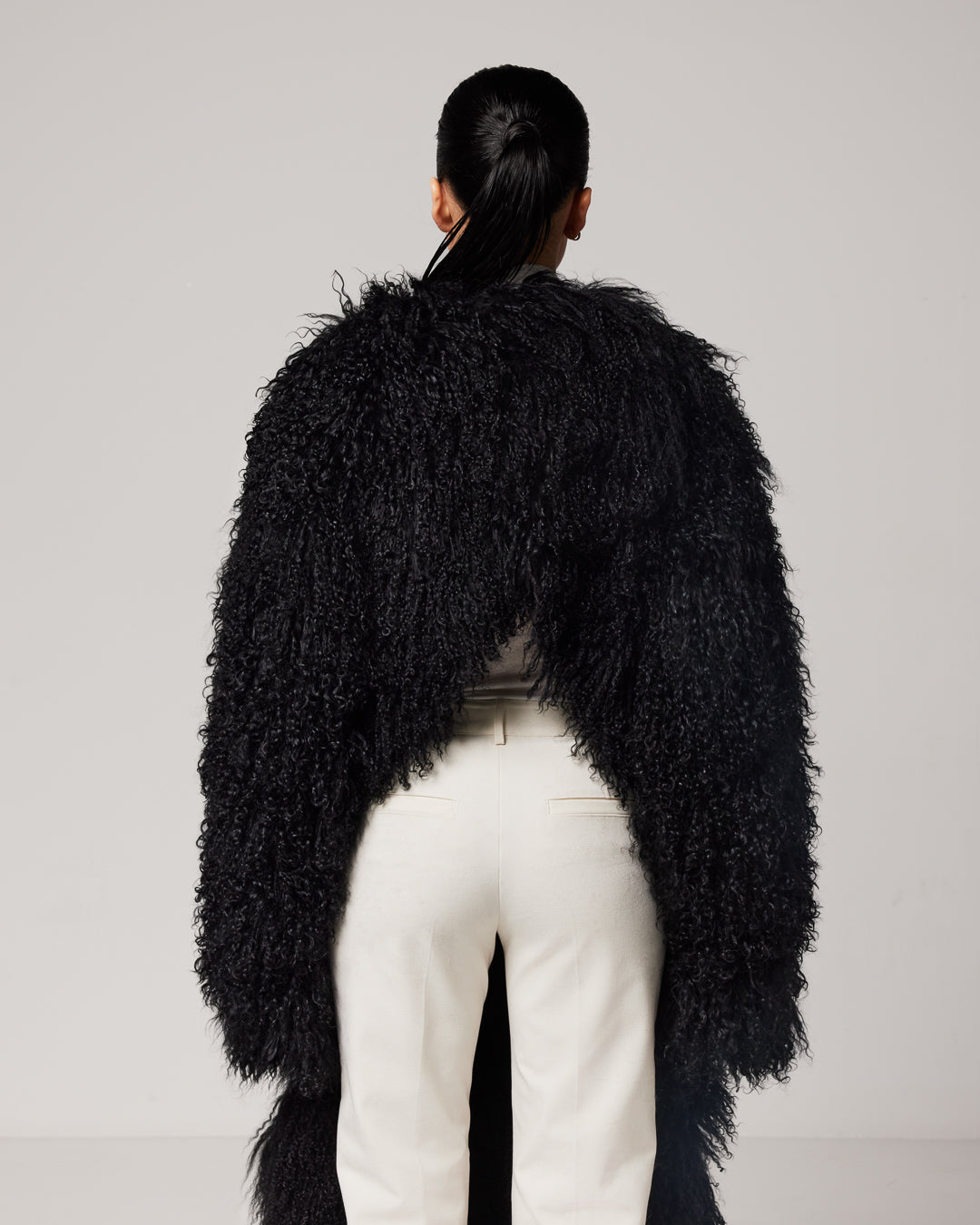 Silhouette Mongolian fur coat - Limited edition