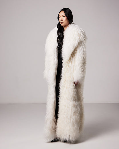 Odette Mongolian fur coat