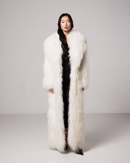 Odette Mongolian fur coat