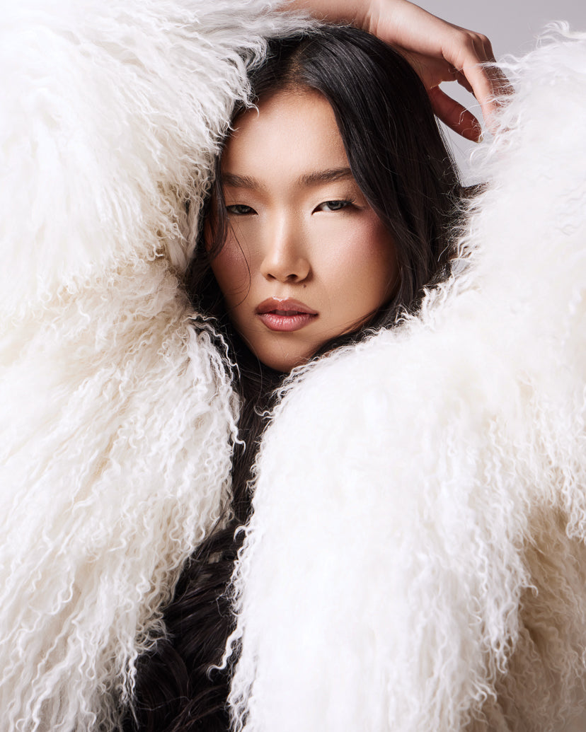 Odette Mongolian fur coat