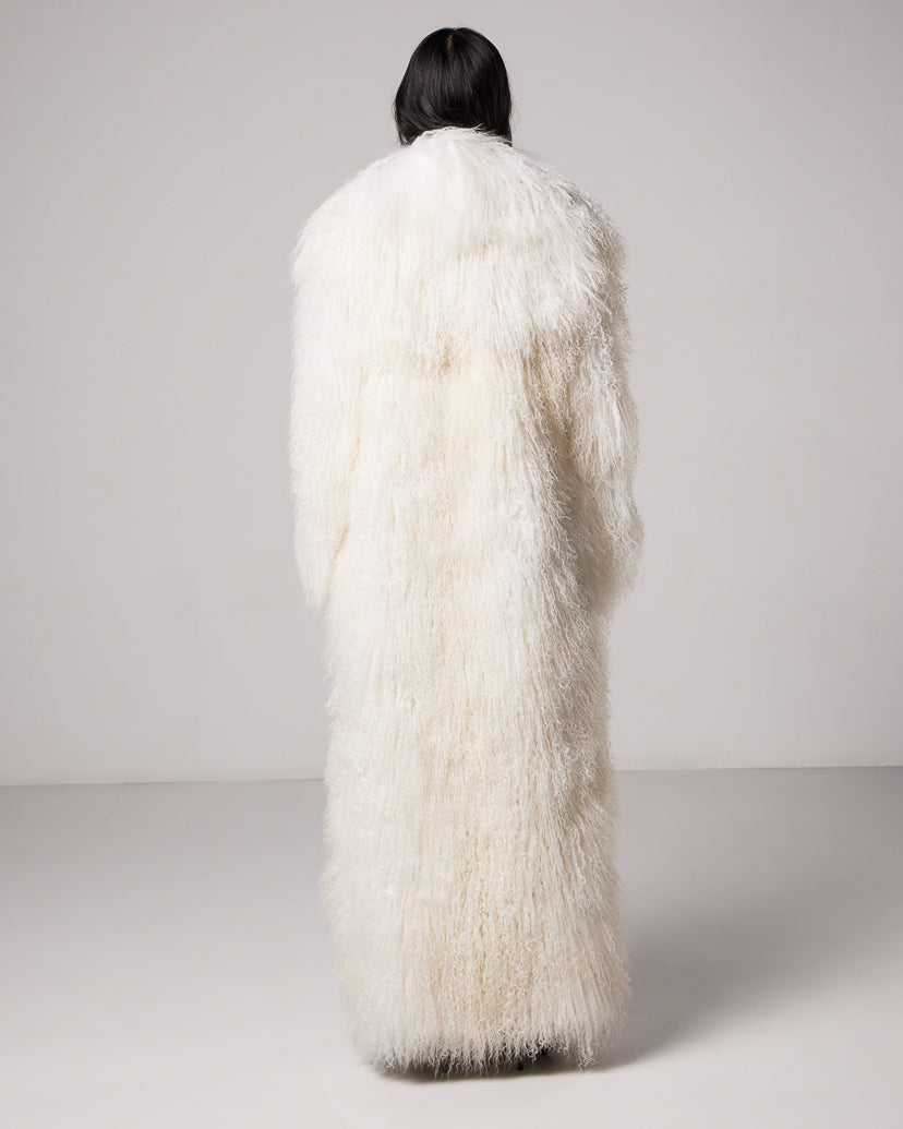 Odette Mongolian fur coat