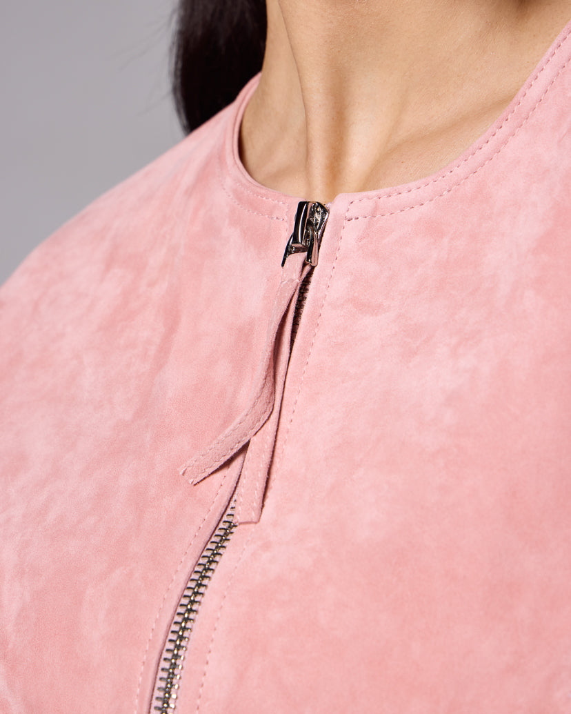 Thea suede bomber
