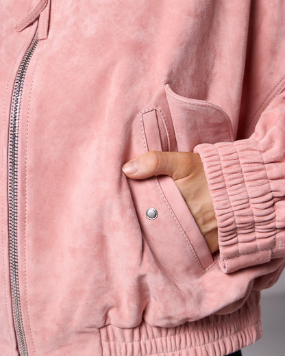 Thea suede bomber