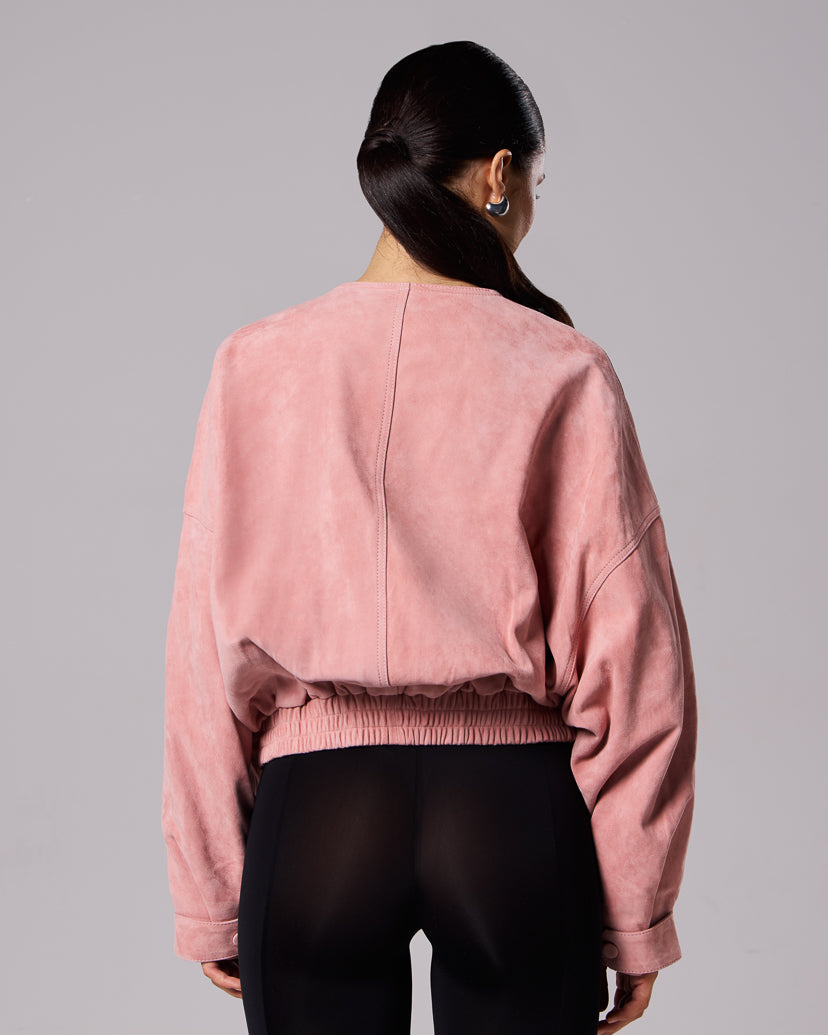 Thea suede bomber