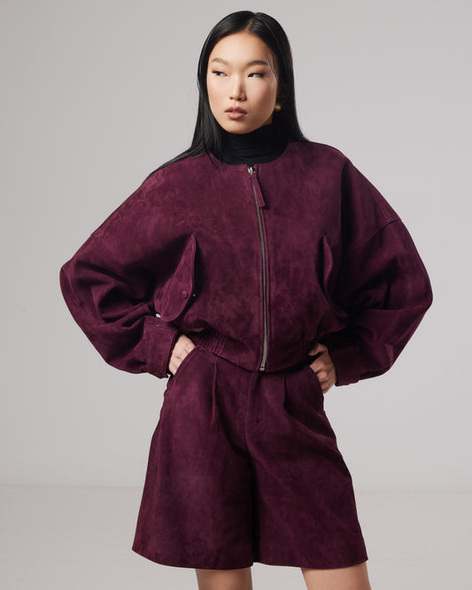 Kaya suede bomber