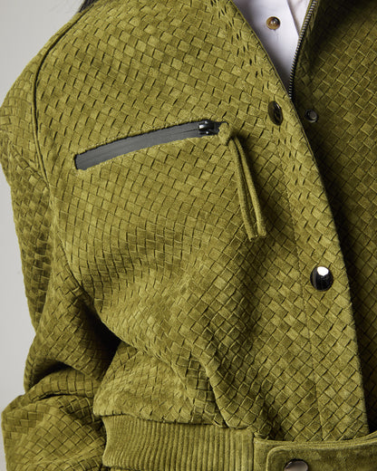 Olivia suede leather jacket