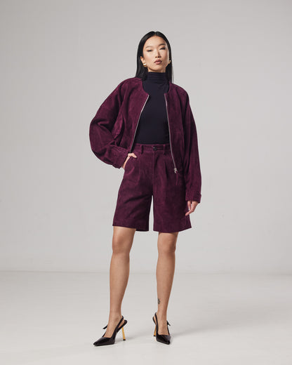 Kaya suede bomber