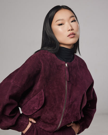Kaya suede bomber