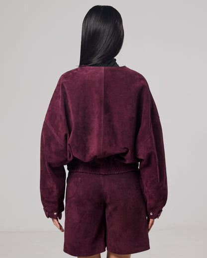 Kaya suede bomber